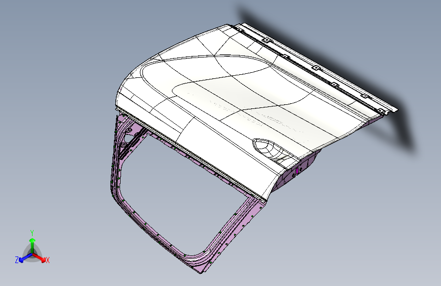 众泰 B40 -6100010002  右前门总成