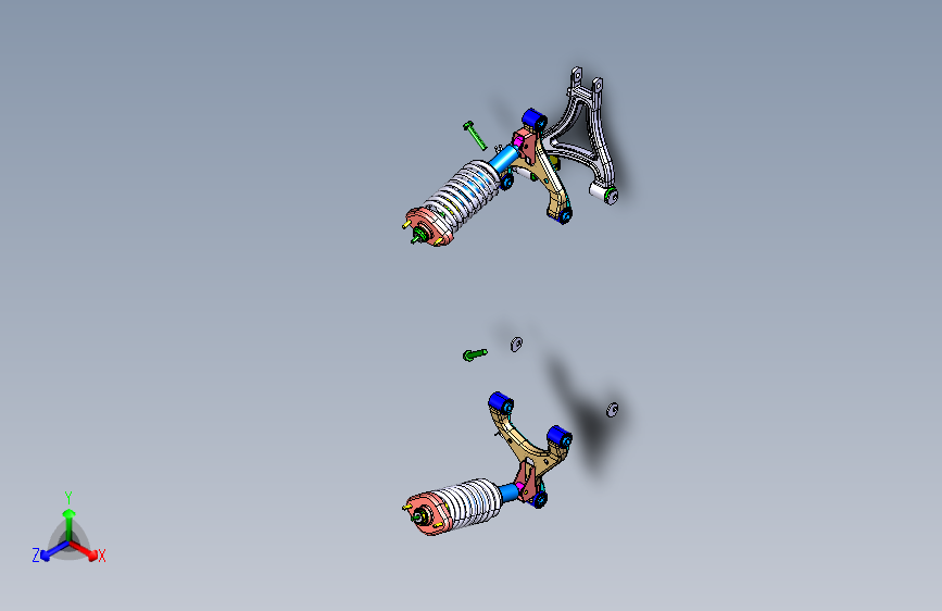 众泰 E200-底盘-2911010A-W11_SUSPENSION ASSY RR