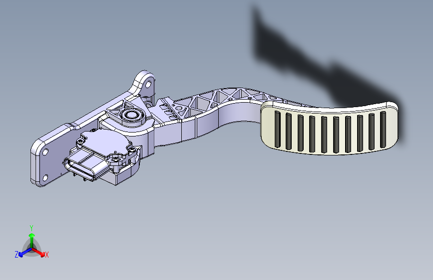 众泰 E200-底盘-1108010A-W11_ACCELERATOR CONTROL ASSY