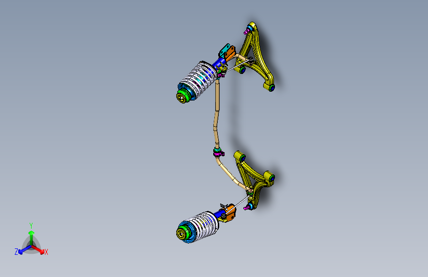 众泰 E200-底盘-2901010A-W11-SUSPENSION ASSY FRT