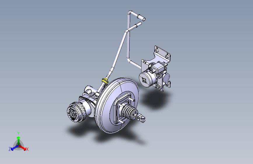 众泰 E200-底盘-3540010A-W11-BRAKING-OPERATION-SYSTEM