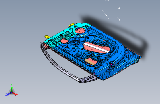 威马EX5 -左前车门总成C701001