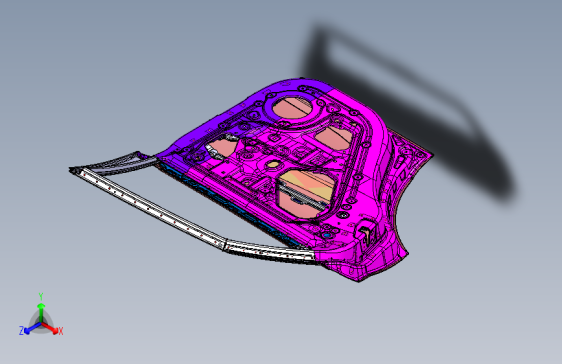 威马EX5 -左后车门总成C703001