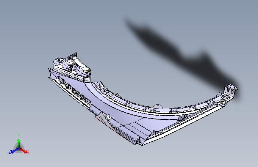 威马EX5 -左翼子板总成CD01001