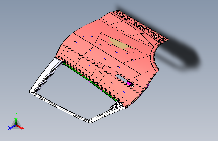 威马EX5 -右后车门总成C704001