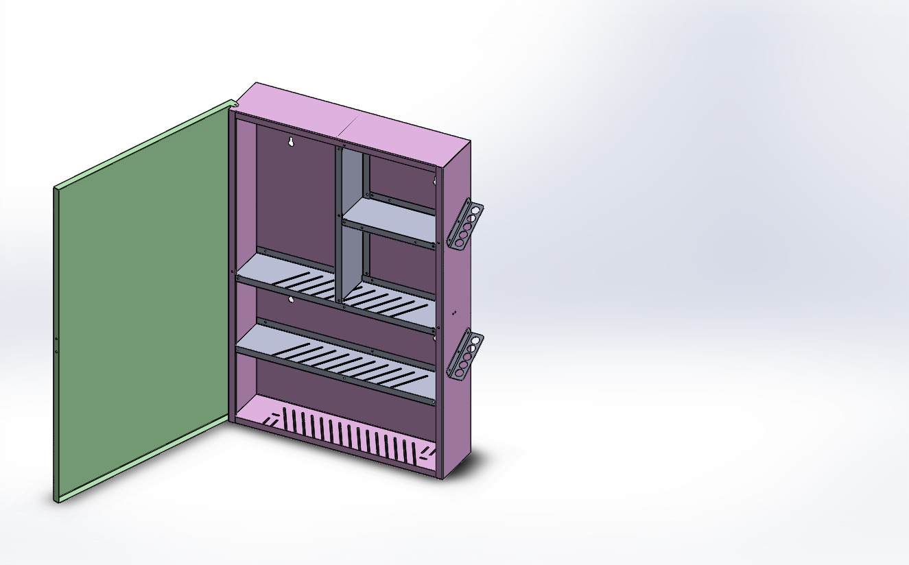 浴室储物架 600x400x100mm