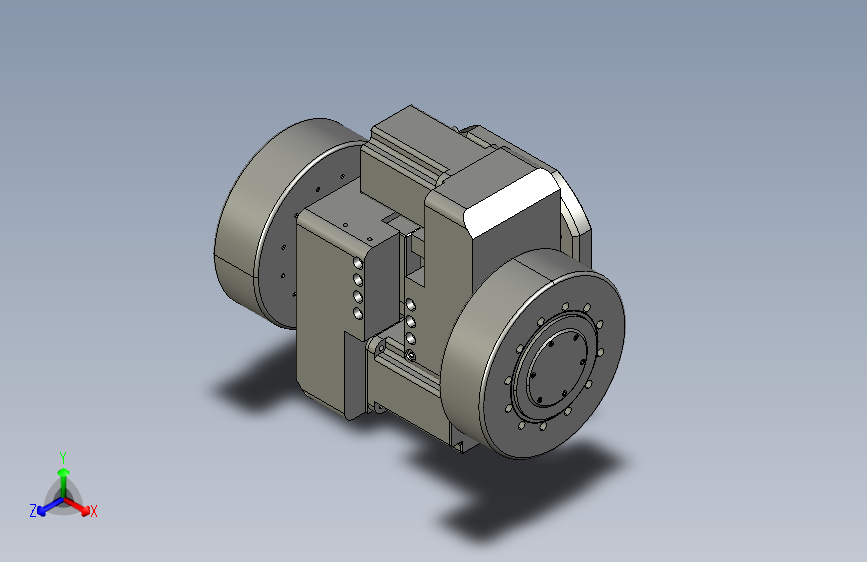 差速舵轮组件--6000系列差速舵轮--1567681-100