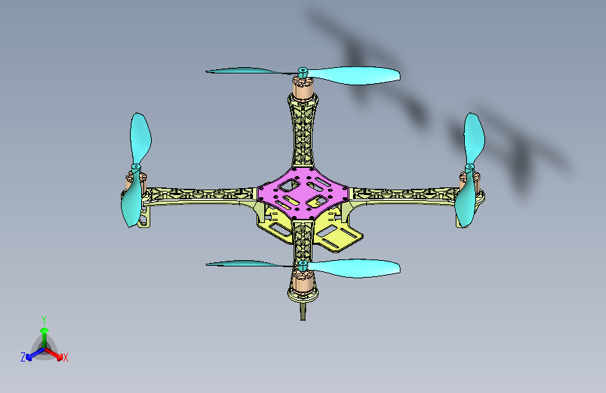 四旋翼无人机F450