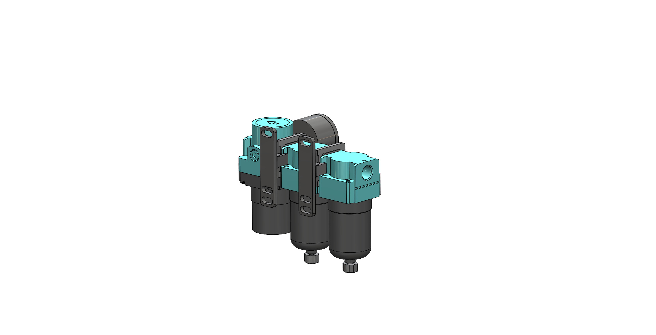 空气组合空气过滤器+油雾分离器+调节器