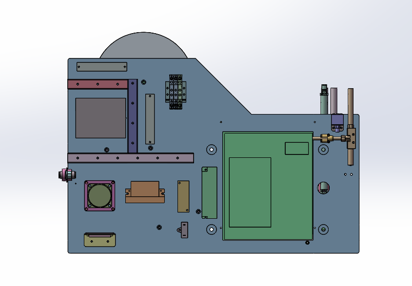 打标贴标机示意图