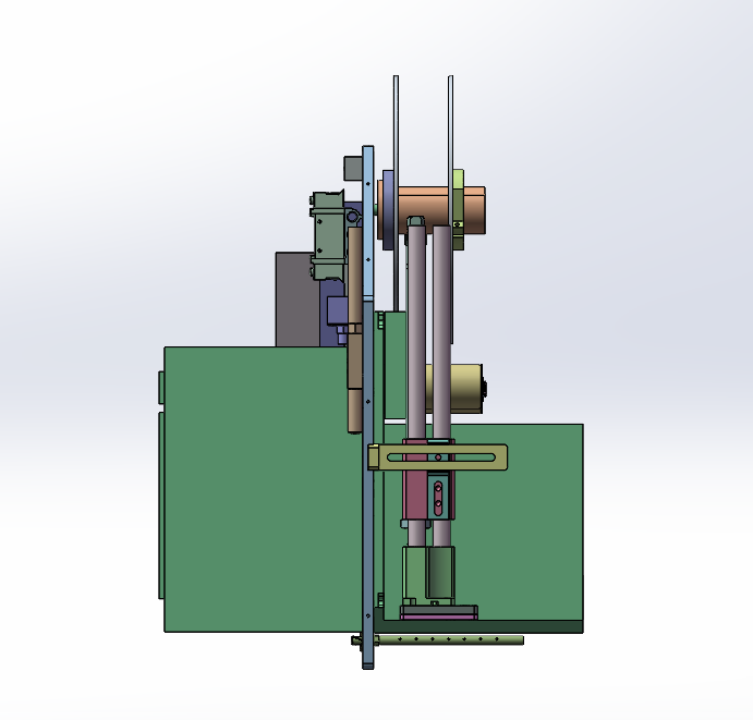 打标贴标机示意图