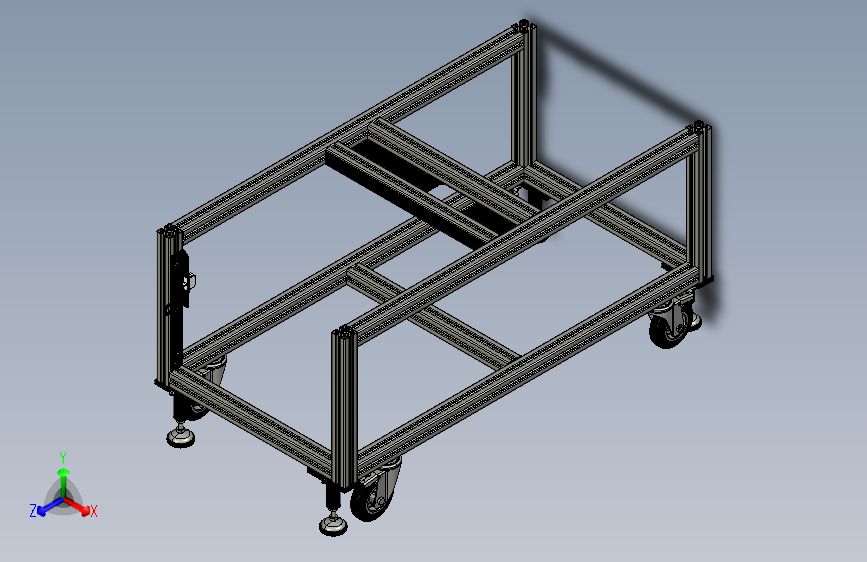 铝型材模块化装配推车