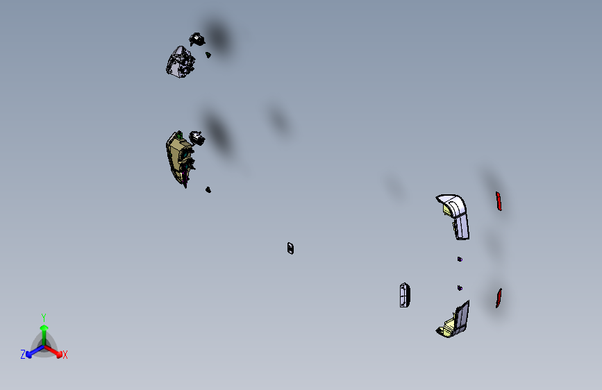 华晨鑫源X30 整车照明装置X30-4100001