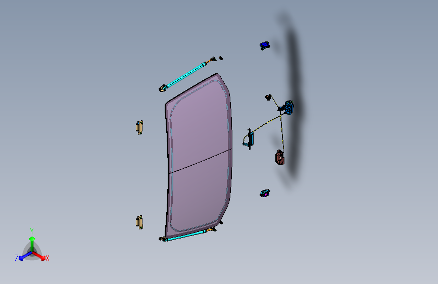 华晨鑫源X30 背门附件