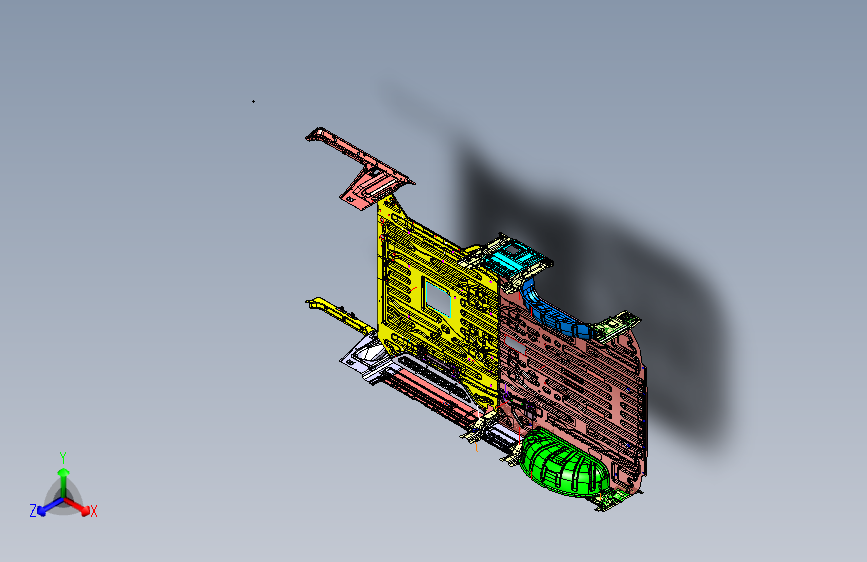 金杯海狮G16 地板总成