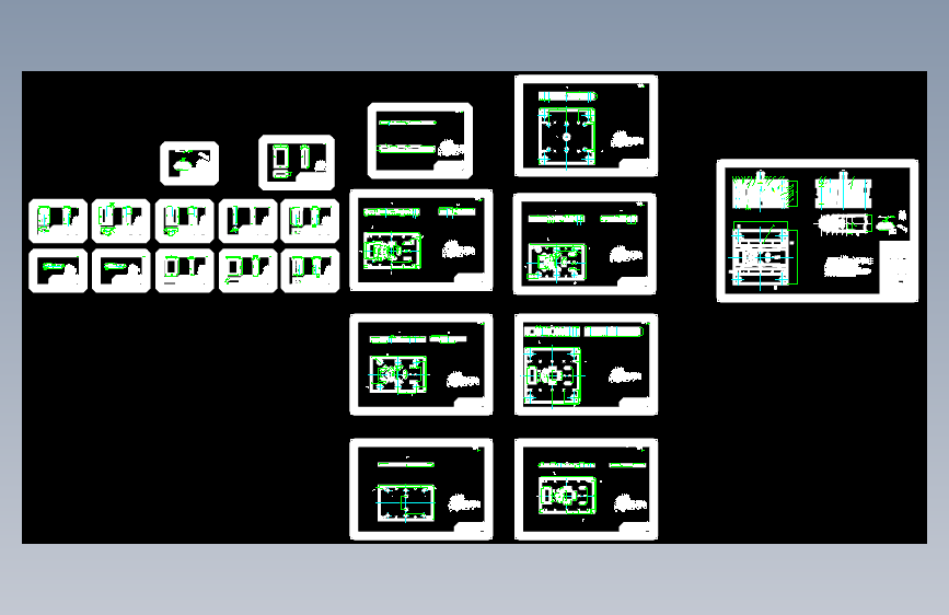 三角码固定件的冲压模具装配图