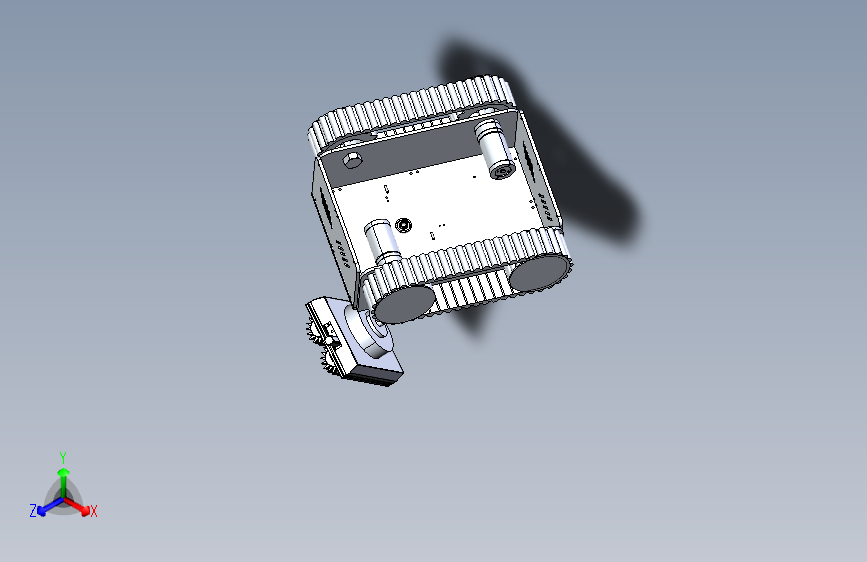 履带式清洁维护作业机器人