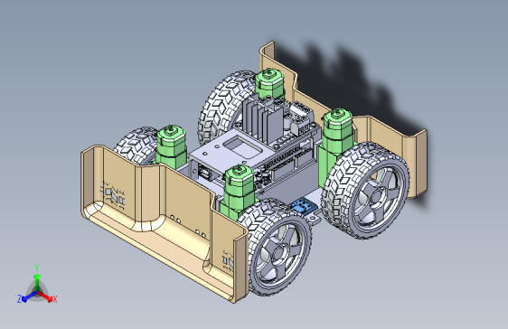 足球机器人小车L298型