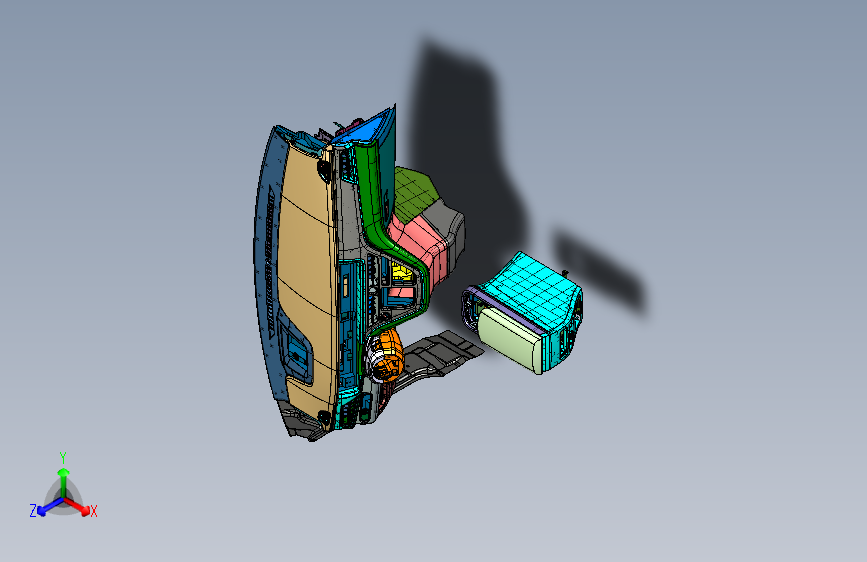 汉腾V7 仪表板IP-3DXML