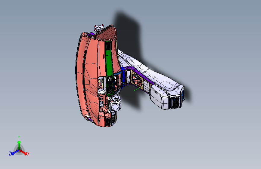华泰圣达菲 内外饰 3_仪表板NC数模