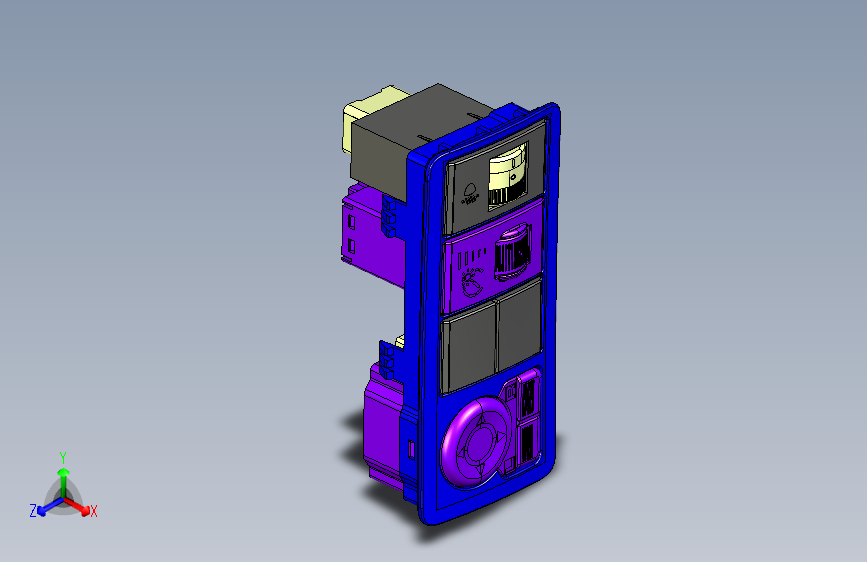 华泰圣达菲 电器 3794-仪表台开关总成分组