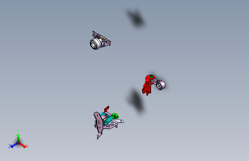 力帆530 A1001B1-发动机悬置装置(配CVT)