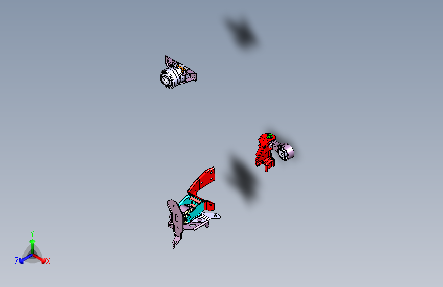 力帆530 A1001-发动机悬置装置(配MT)