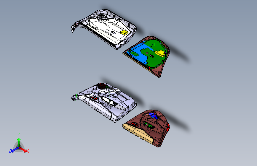 力帆530 A6102000 前门内饰总成