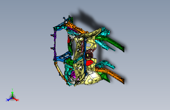 海马CE-1 01_发动机舱总成_ENGIN ROOM COMPL