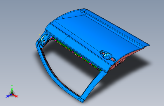 力帆530 A6101020右前门装配总成