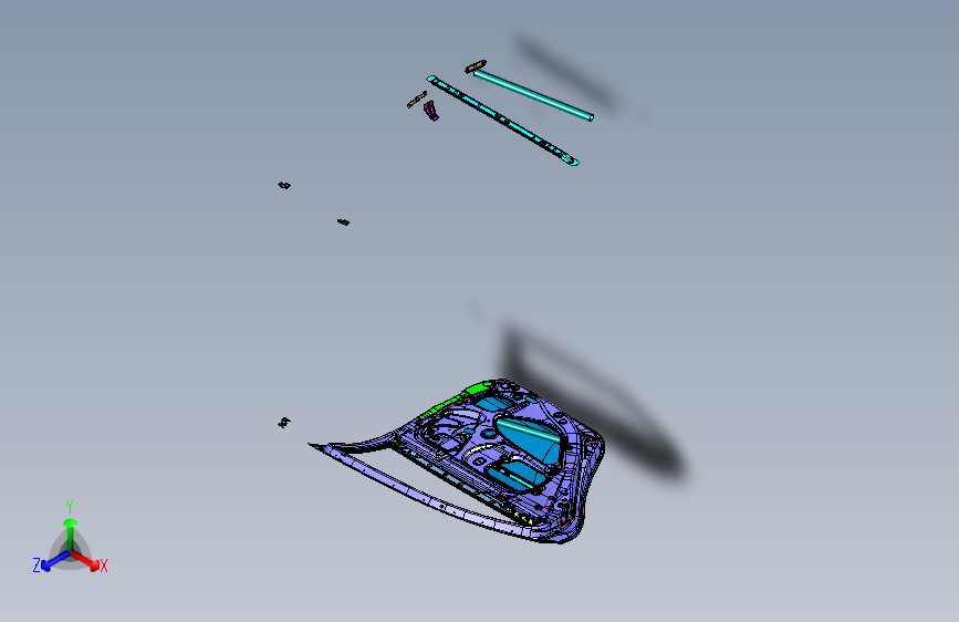 力帆530 A6201010左后门装配总成