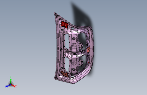 力帆530 A5604100行李箱盖总成