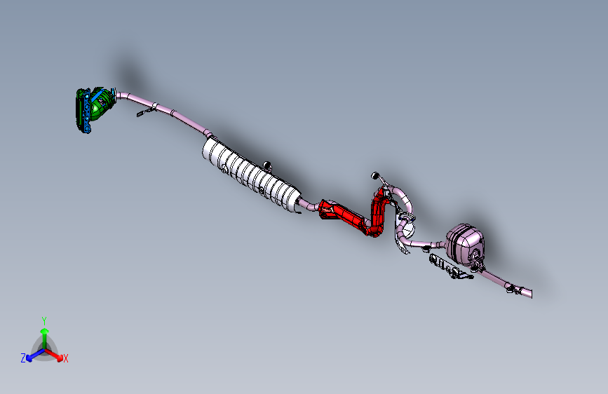 力帆530 A1200-排气系统