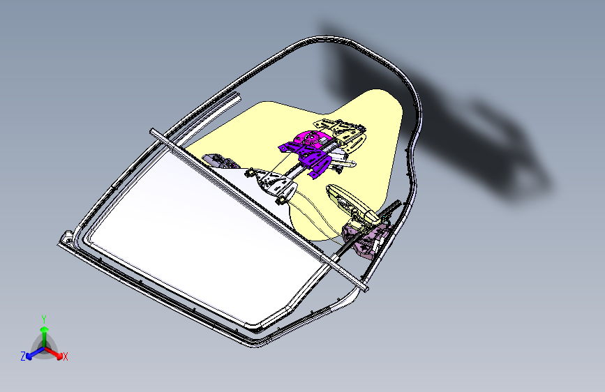 海马CE-1 右后车门附件装置 (2)