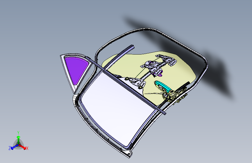 海马CE-1 右前车门附件装置