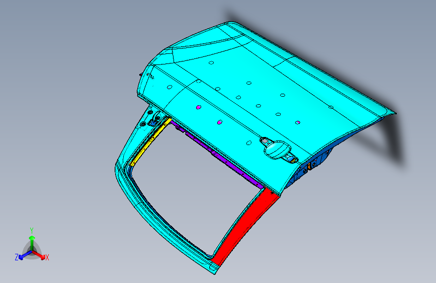 海马CE-1 04_右前车门总成_RF DOOR ASSY