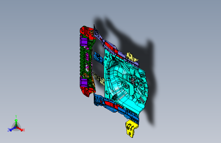 海马CE-1 03_后地板总成_RR FLOOR
