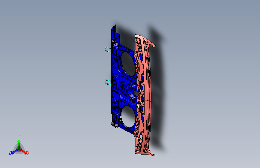 力帆530 A5601300行李箱隔板总成