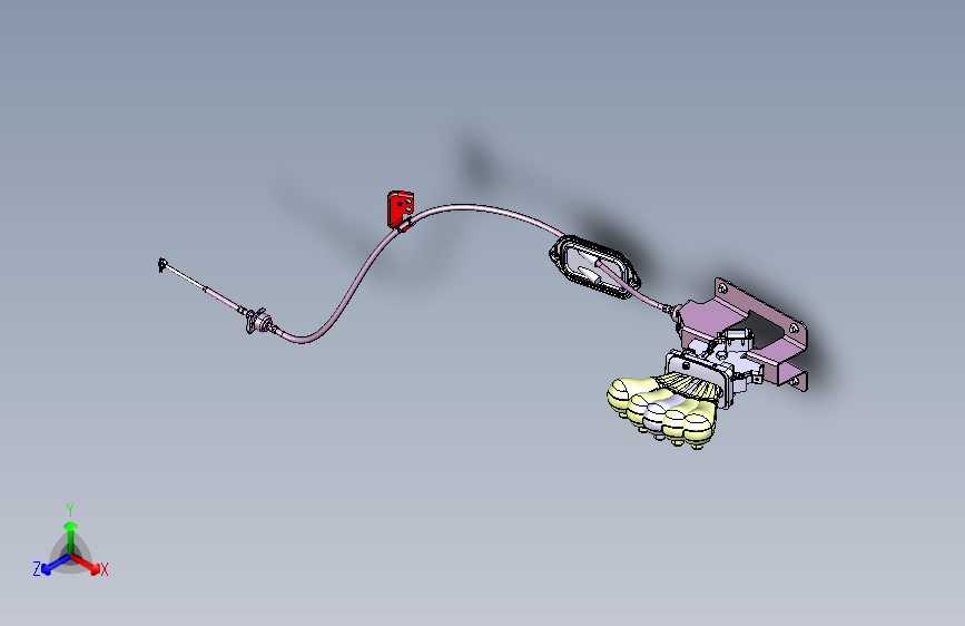 力帆530 A1504-变速器换挡操纵装置（配CVT）