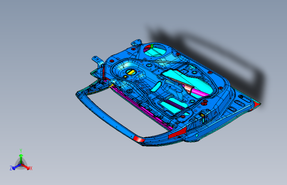 海马CE-1 03_左前车门总成_LF DOOR ASSY
