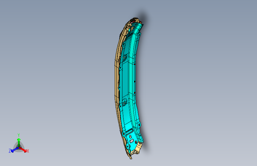 力帆530 A2803510前防撞梁