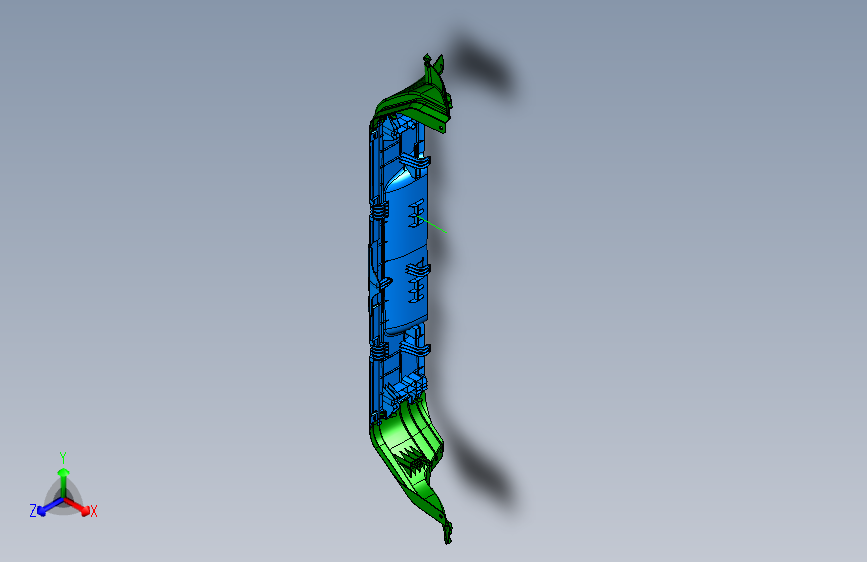 力帆530 A7002000 后座椅下护板总成