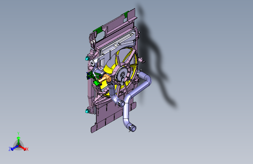 力帆530 冷却系统（小散热器方案）
