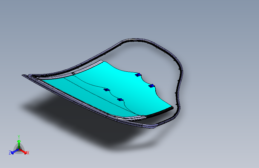 海马CE-1 左后车门附件装置