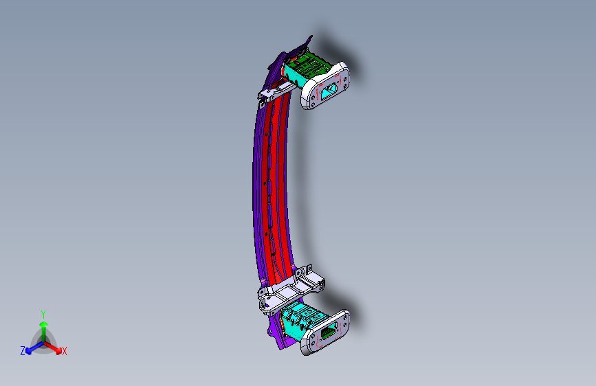 海马CE-1 09_前横梁总成_FRONT CROSSMEMBER ASSY