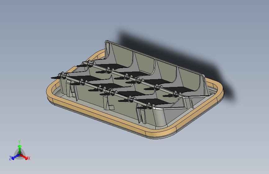 力帆820 侧围通风口组件
