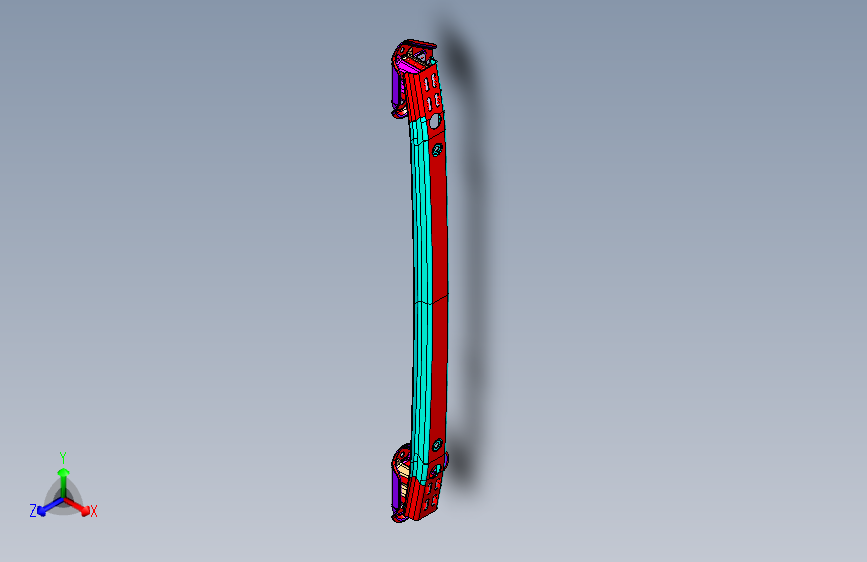 海马CE-1 10_后横梁总成_ROOF REAR RALL ASSY