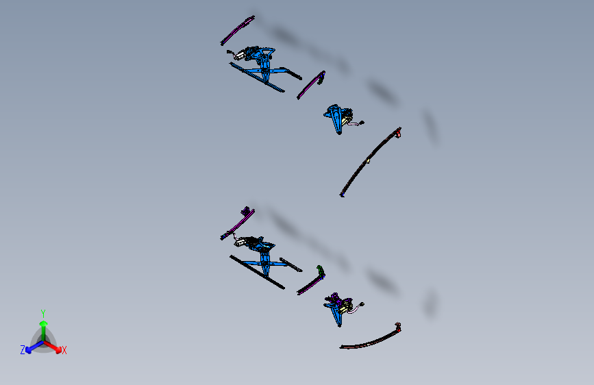 力帆820 G6104-D01-20121015 车门玻璃升降器机构装置