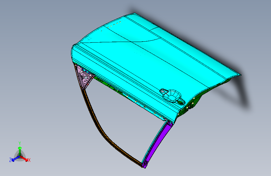 力帆820 G6101020-D01-20121015右前门装配总成 (2)