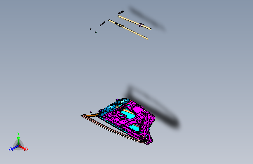 力帆820 G6201010-D01-20121015左后门装配总成 (2)